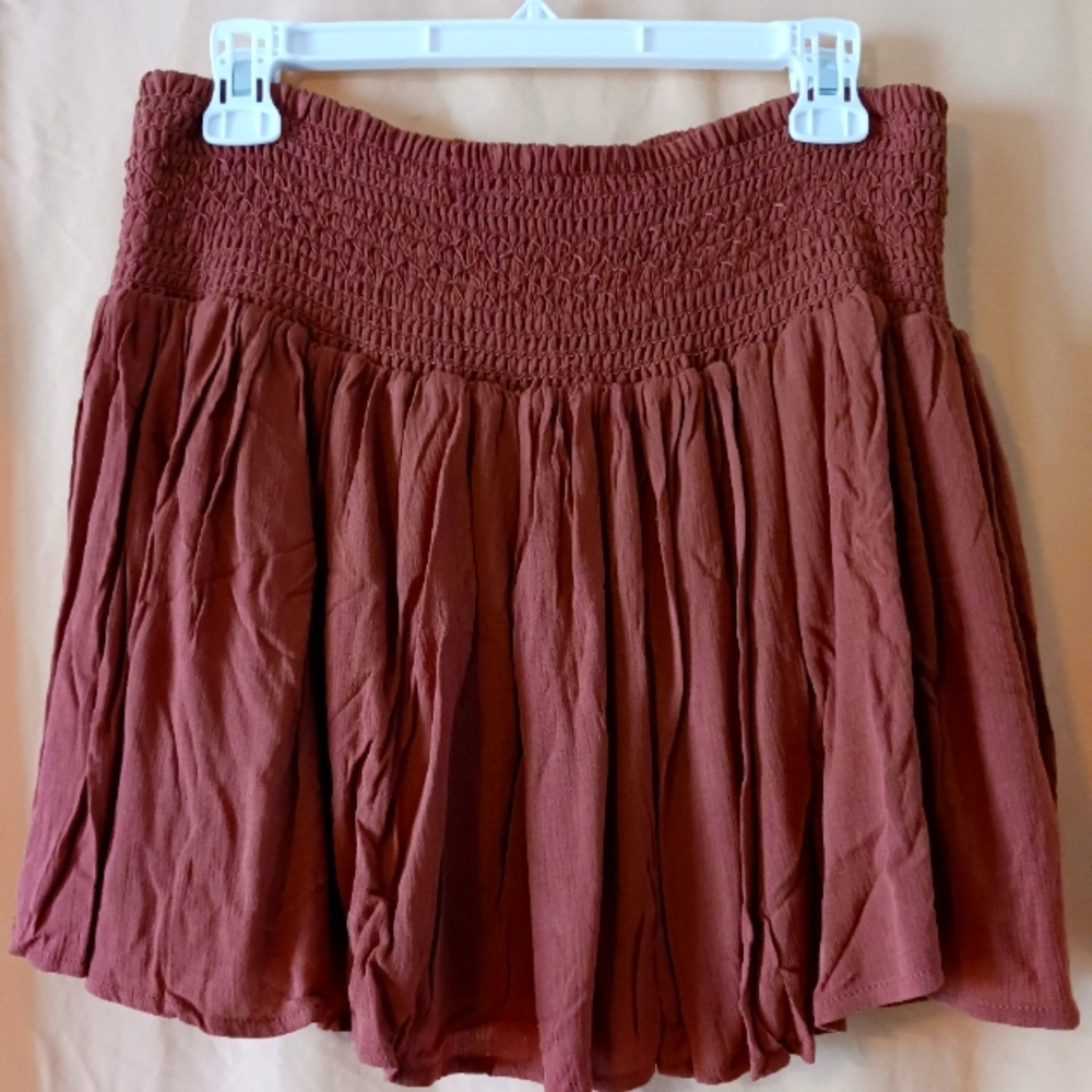 Forever 21 Smock Waist Mini Skirt
